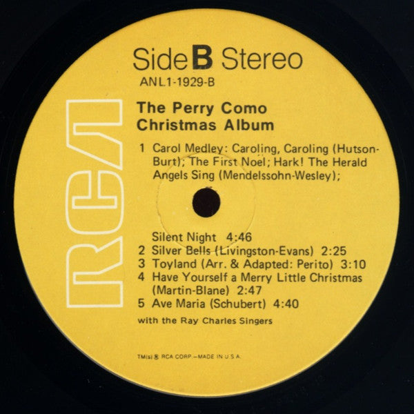 The Perry Como Christmas Album - secondary