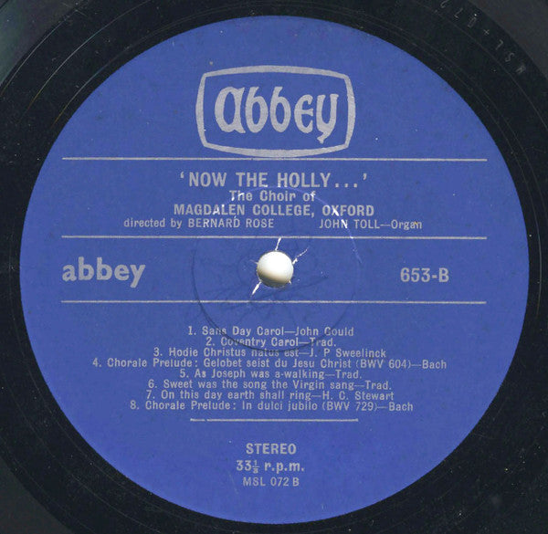 Now The Holly... - secondary