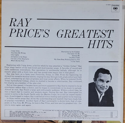 Ray Price's Greatest Hits - secondary