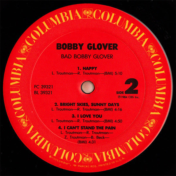 Bad Bobby Glover - secondary