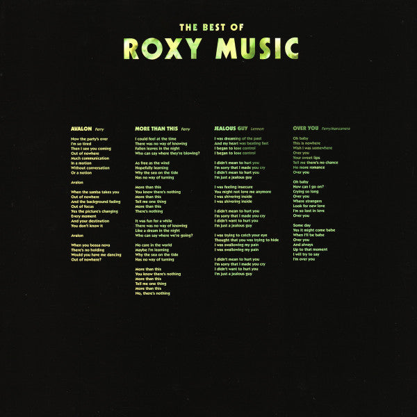 The Best Of Roxy Music - secondary