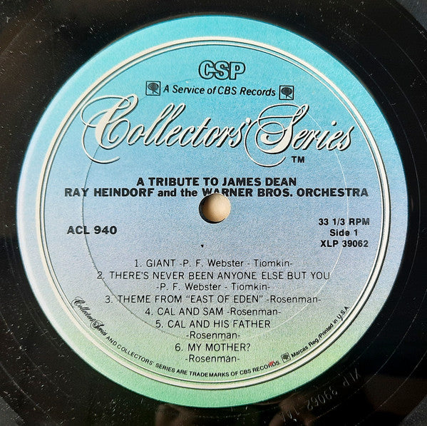 A Tribute To James Dean. Music From Giant, East Of Eden, Rebel Without A Cause - secondary