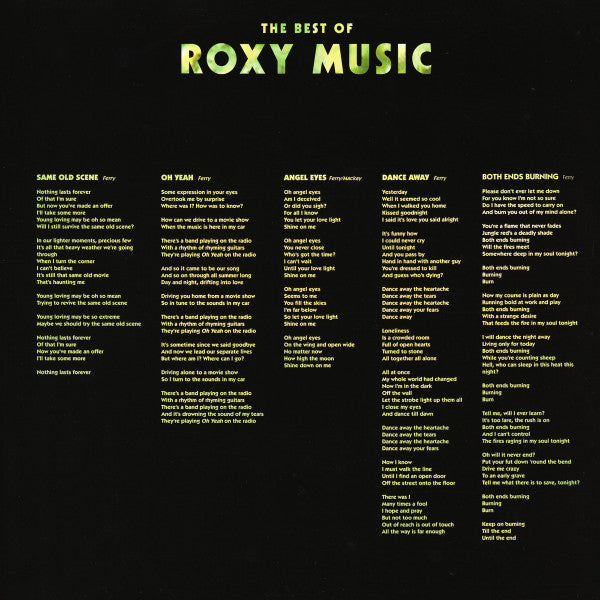 The Best Of Roxy Music - secondary