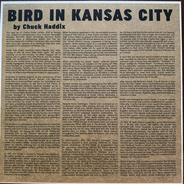 Bird In Kansas City - secondary
