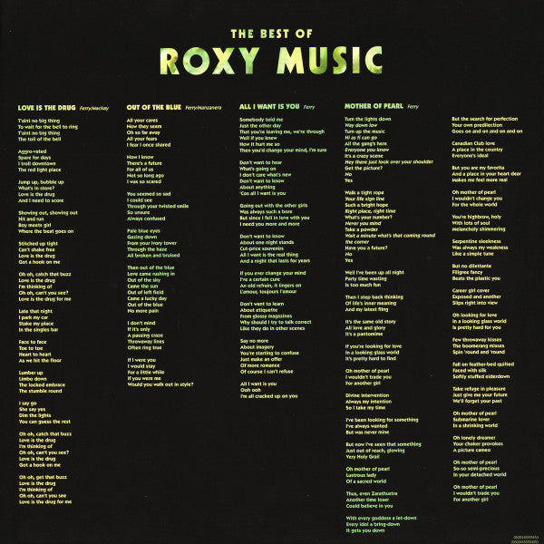 The Best Of Roxy Music - secondary