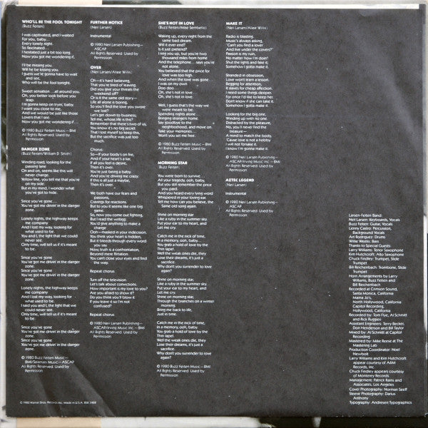 Larsen-Feiten Band - secondary