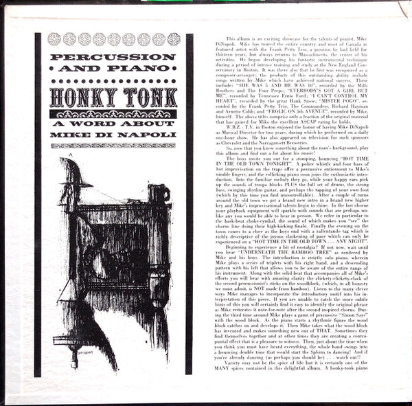 Mike Di Napoli, Frank Petty Trio - Percussion & Piano Honky Tonk