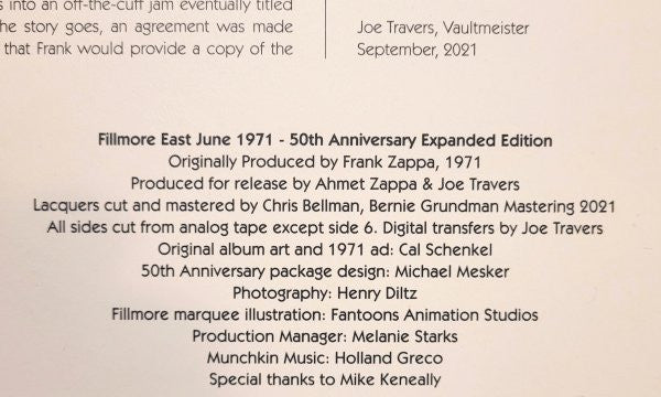 Fillmore East - June 1971 - secondary