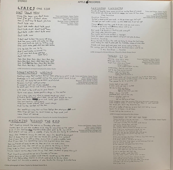 James Taylor - secondary