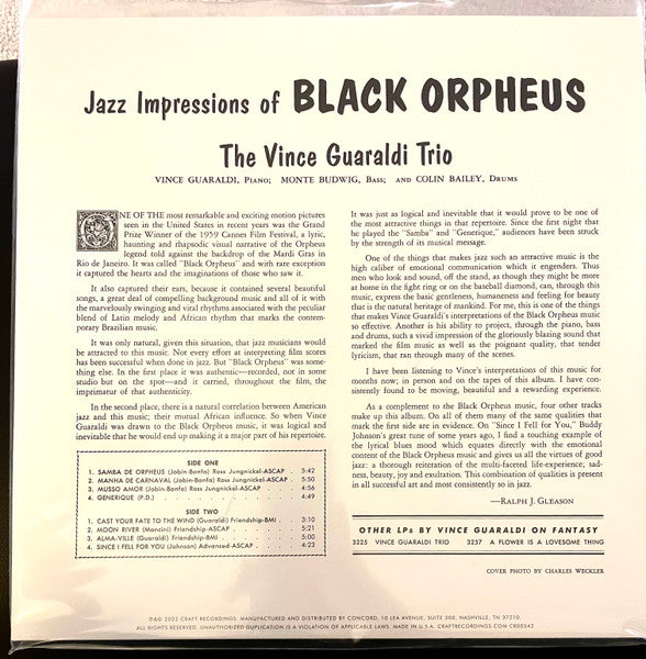 Jazz Impressions Of Black Orpheus - secondary