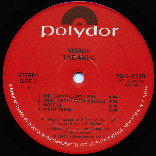Visage - The Anvil