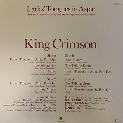 Larks' Tongues In Aspic 2023 Mixes - secondary