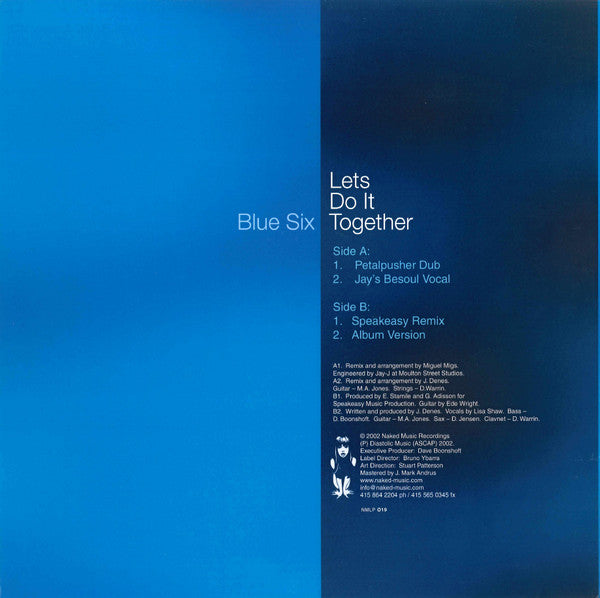 12" Single: Blue Six - Lets Do It Together