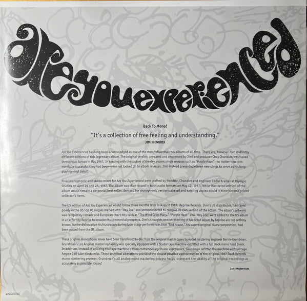 Are You Experienced - secondary