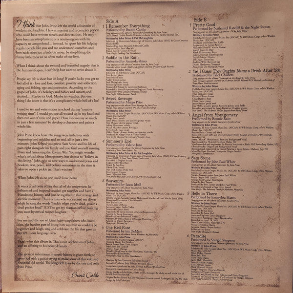 Broken Hearts & Dirty Windows (Songs Of John Prine) (Vol. 2) - secondary