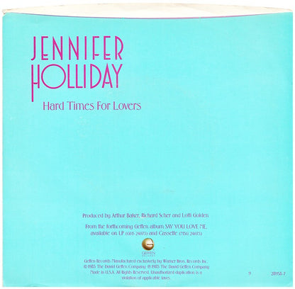 Hard Times For Lovers - secondary