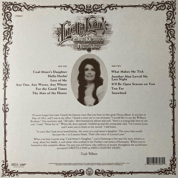Coal Miner’s Daughter - secondary