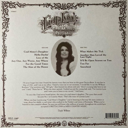 Coal Miner’s Daughter - secondary