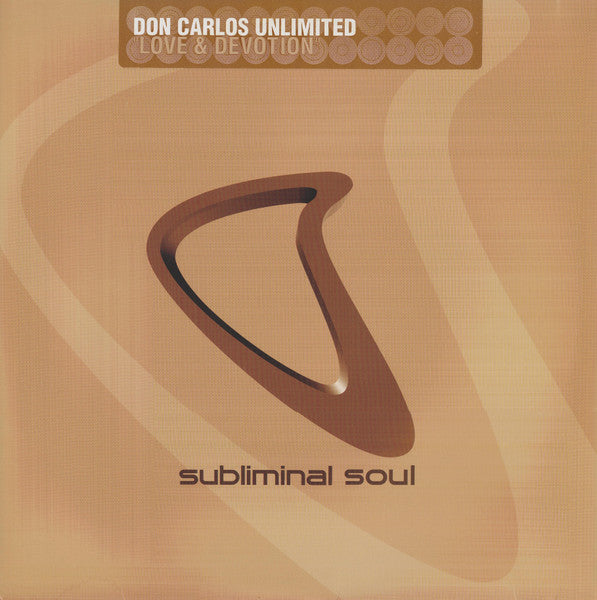 12" Single: Don Carlos Unlimited - Love & Devotion