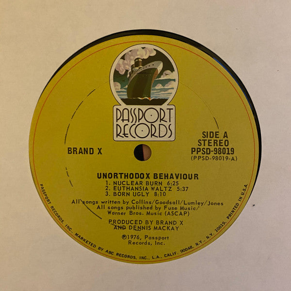 Unorthodox Behaviour - secondary