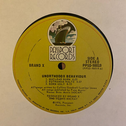 Unorthodox Behaviour - secondary