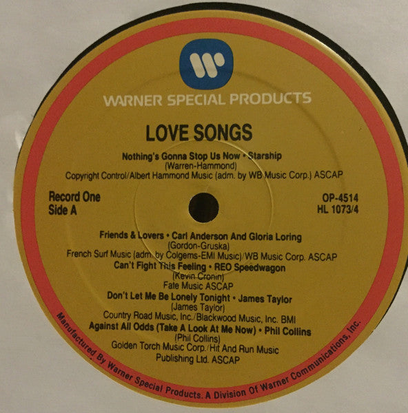 Love Songs - secondary
