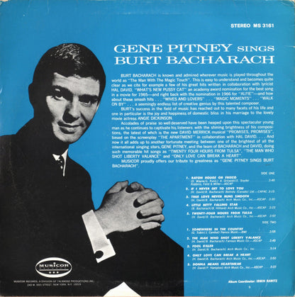 Gene Pitney - Pitney Sings Bacharach
