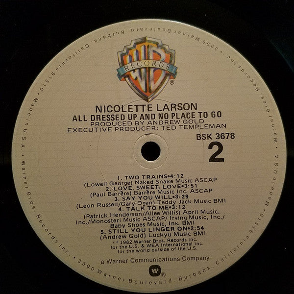Nicolette Larson - All Dressed Up And No Place To Go