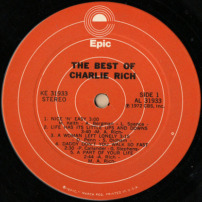 The Best Of Charlie Rich - secondary