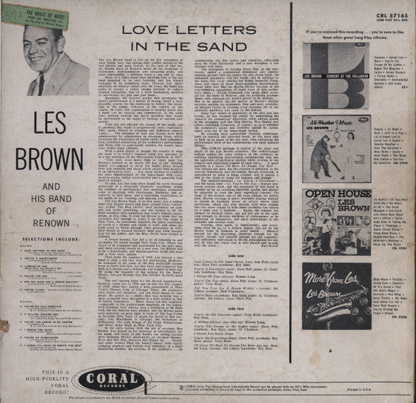 Les Brown And His Band Of Renown - Love Letters In The Sand