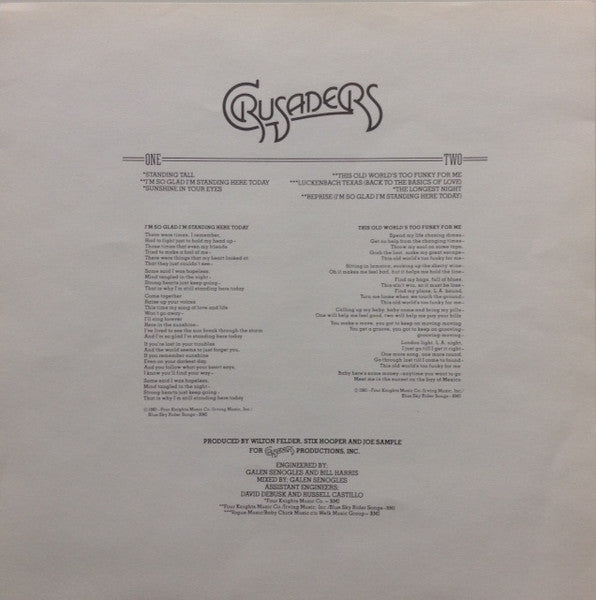 Standing Tall - secondary