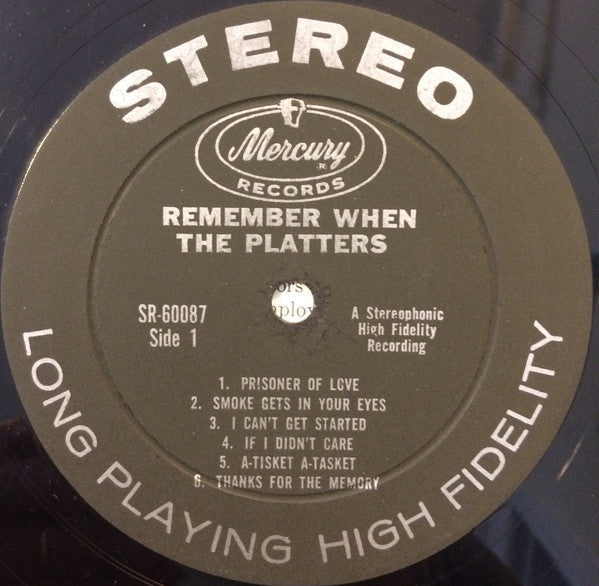 The Platters - Remember When?