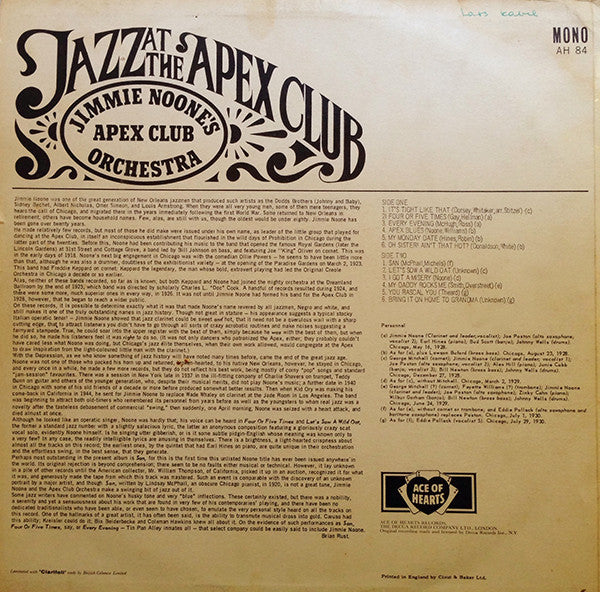 Jazz At The Apex Club - secondary