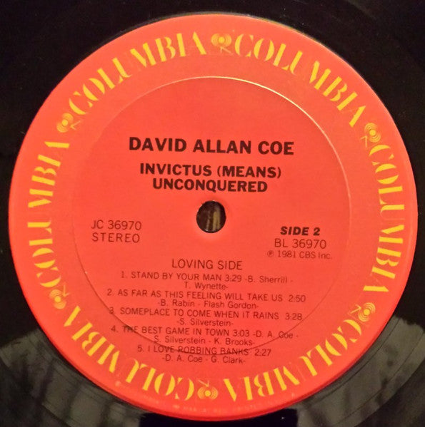 Invictus (Means) Unconquered - secondary