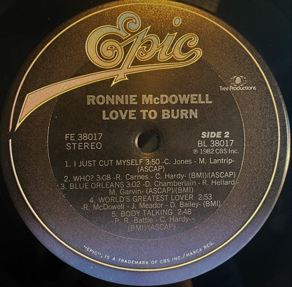 Ronnie McDowell - Love To Burn