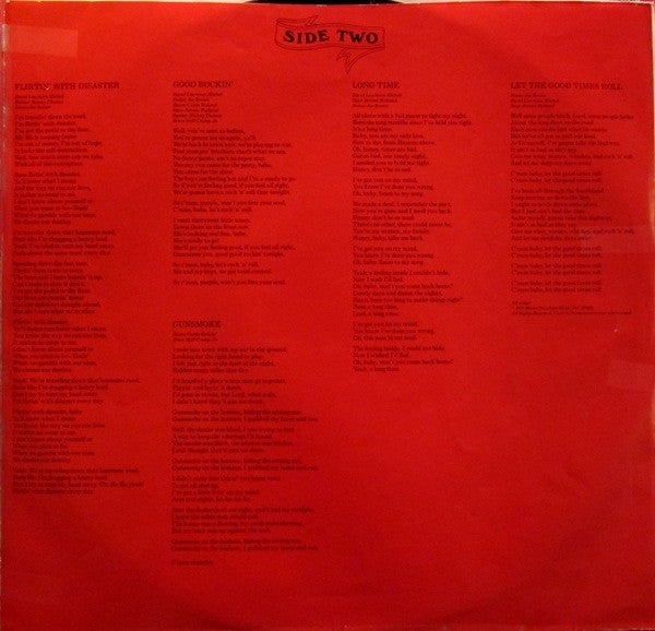 Flirtin' With Disaster - secondary