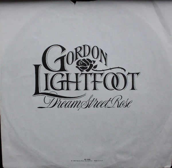 Gordon Lightfoot - Dream Street Rose