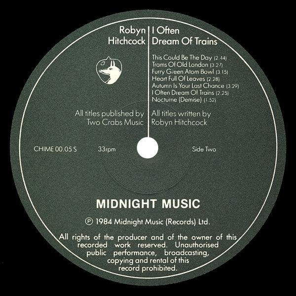 I Often Dream Of Trains - secondary