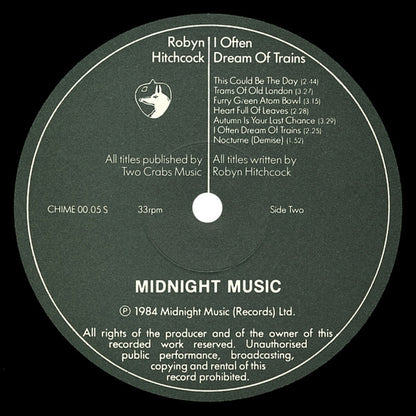 I Often Dream Of Trains - secondary