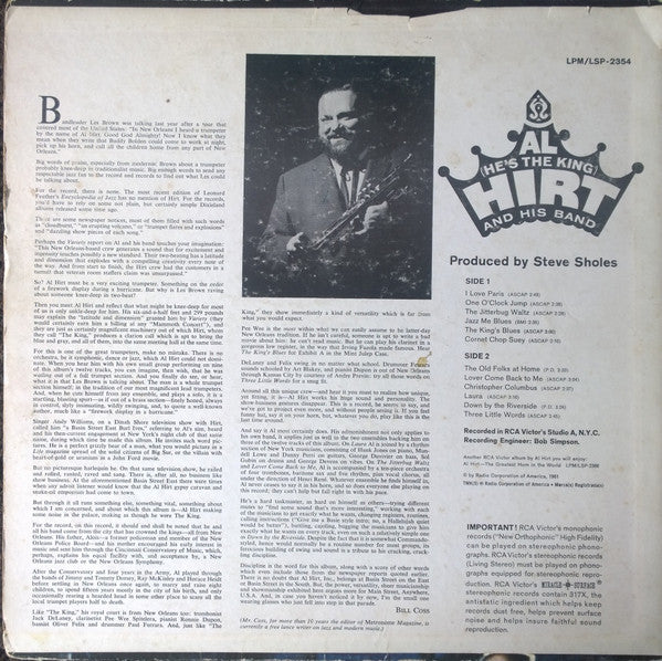 Al Hirt - Al "He's The King" Hirt & His Band