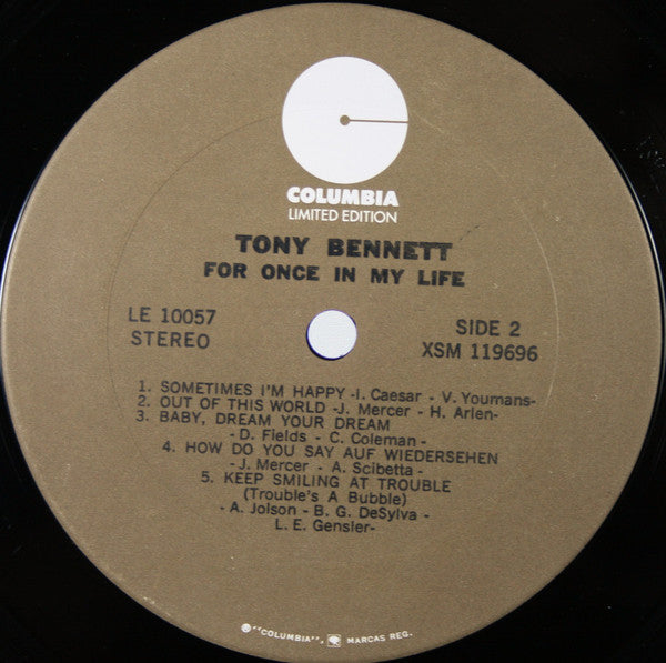 Tony Bennett - For Once In My Life