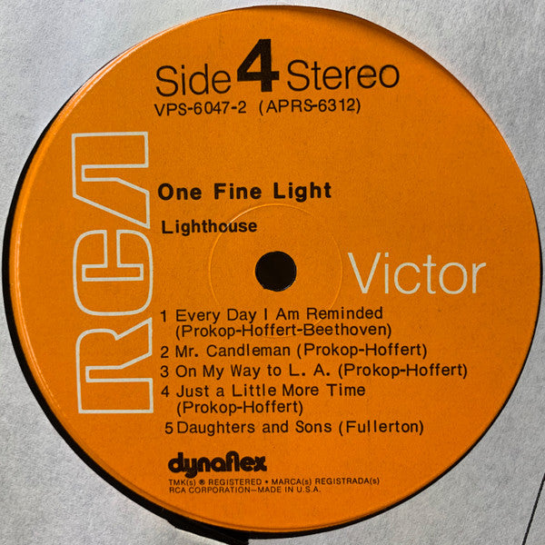 One Fine Light - secondary