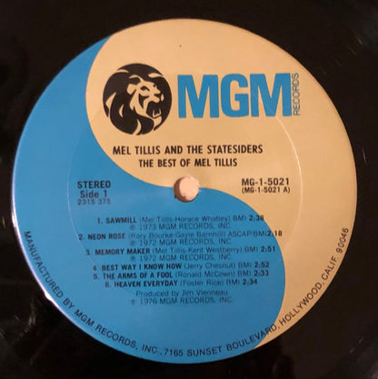 Mel Tillis, The Statesiders - The Best Of Mel Tillis And The Statesiders