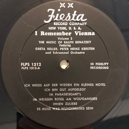 Ralph Benatzky, The Schrammel Orchestra, Greta Keller, Peter Heinz Kersten - I Remember Vienna Vol.2