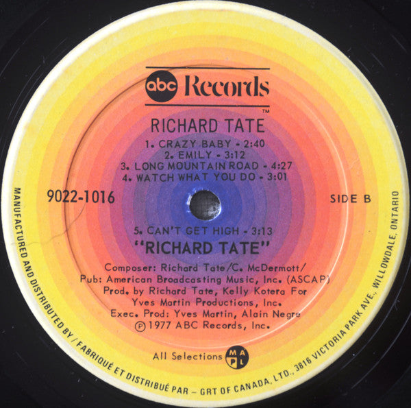 Richard Tate - Richard Tate