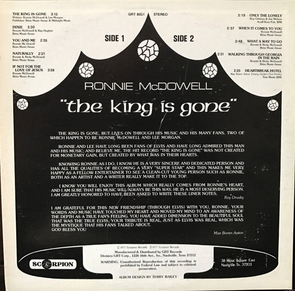The King Is Gone - secondary