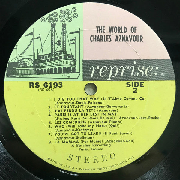 Charles Aznavour - The World Of Charles Aznavour All About Love