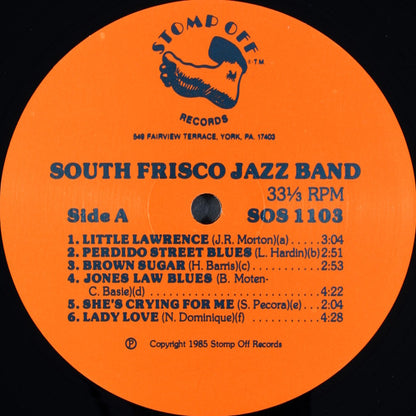 South Frisco Jazz Band, Bob Helm - Jones Law Blues