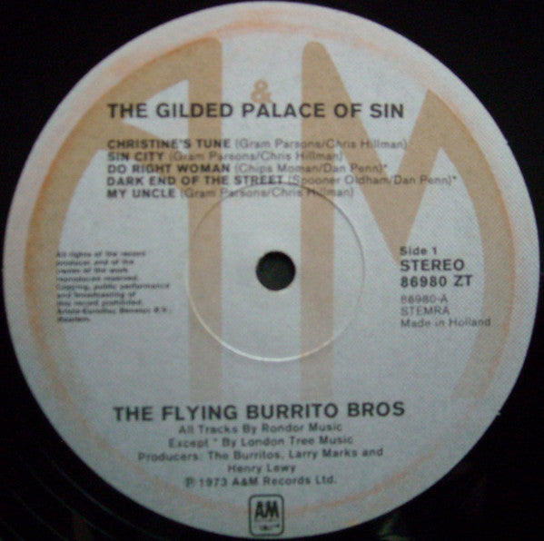 The Gilded Palace Of Sin - secondary