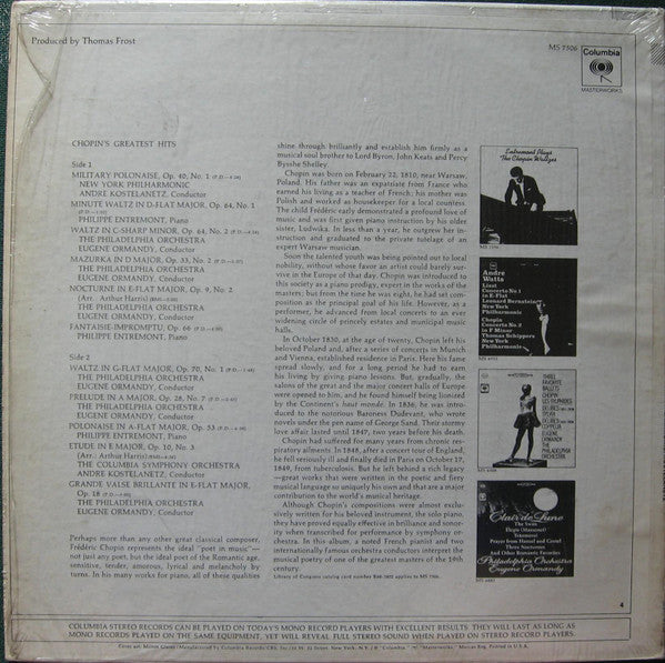 Chopin's Greatest Hits - secondary